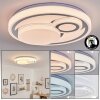 Rarel ceiling light LED chrome, white, 1-light source