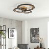 Baiyin ceiling light LED gold, black, 1-light source