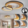 Baiyin ceiling light LED gold, black, 1-light source