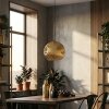 Ripoll hanging light, globe light, pendant light gold, 1-light source