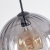 Koyoto hanging light, globe light, pendant light Amber, clear, Smoke-coloured, 3-light sources