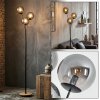 Jomin globe light, floor lamp Ecru, black, 3-light sources
