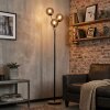 Jomin globe light, floor lamp Ecru, black, 3-light sources