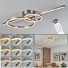 Goren ceiling light LED matt nickel, 1-light source