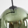 Koyoto hanging light, globe light, pendant light green, 3-light sources