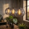 Koyoto hanging light, globe light, pendant light Smoke-coloured, 3-light sources