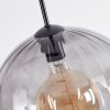 Koyoto hanging light, globe light, pendant light Smoke-coloured, 3-light sources