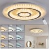 Lidor ceiling light LED grey, white, 1-light source, Remote control