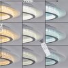 Lidor ceiling light LED grey, white, 1-light source, Remote control