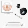 Koyoto ceiling light, globe light 20 cm Amber, clear, 1-light source