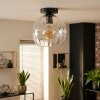 Koyoto ceiling light, globe light 20 cm clear, 1-light source