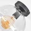 Koyoto ceiling light, globe light 20 cm clear, 1-light source