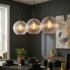 Koyoto hanging light, globe light, pendant light clear, 3-light sources