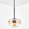 Mertola hanging light, pendant light Amber, clear, 1-light source