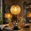 Ripoll hanging light, globe light, pendant light Amber, 1-light source