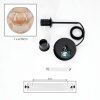 Ripoll hanging light, globe light, pendant light Amber, 1-light source