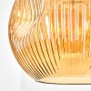 Ripoll hanging light, globe light, pendant light Amber, 1-light source