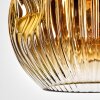 Ripoll hanging light, globe light, pendant light gold, clear, 1-light source