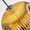 Ripoll hanging light, globe light, pendant light gold, clear, 1-light source