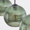 Koyoto hanging light, globe light, pendant light green, 3-light sources
