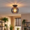 Koyoto ceiling light, globe light 20 cm Smoke-coloured, 1-light source