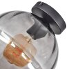 Koyoto ceiling light, globe light 20 cm Smoke-coloured, 1-light source