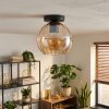 Koyoto ceiling light, globe light 20 cm Amber, 1-light source