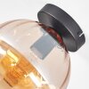 Koyoto ceiling light, globe light 20 cm Amber, 1-light source