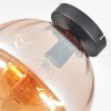 Koyoto ceiling light, globe light 20 cm Amber, 1-light source