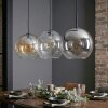 Koyoto hanging light, globe light, pendant light Amber, clear, Smoke-coloured, 3-light sources
