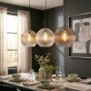 Koyoto hanging light, globe light, pendant light Amber, clear, Smoke-coloured, 3-light sources