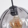 Koyoto hanging light, globe light, pendant light Smoke-coloured, 3-light sources