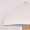 Forgek table lamp cream, stone appearance, white, 1-light source