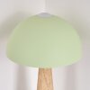 Forgek table lamp green, stone appearance, 1-light source