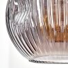 Ripoll hanging light, globe light, pendant light Smoke-coloured, 1-light source