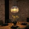 Ripoll hanging light, globe light, pendant light clear, Smoke-coloured, 1-light source