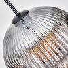 Ripoll hanging light, globe light, pendant light clear, Smoke-coloured, 1-light source