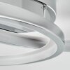 Baiyin ceiling light LED chrome, 1-light source