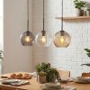 Koyoto hanging light, globe light, pendant light Amber, clear, Smoke-coloured, 3-light sources