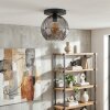 Koyoto ceiling light, globe light 25 cm Smoke-coloured, 1-light source
