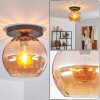 Koyoto ceiling light, globe light 25 cm Amber, 1-light source