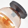 Koyoto ceiling light, globe light 25 cm Amber, 1-light source