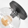 Koyoto ceiling light, globe light 25 cm clear, 1-light source