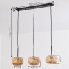 Bauro hanging light, pendant light Ecru, 3-light sources
