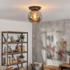 Ripoll ceiling light, globe light Smoke-coloured, 1-light source