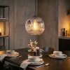 Ripoll hanging light, globe light, pendant light clear, Smoke-coloured, 1-light source