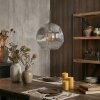 Ripoll hanging light, globe light, pendant light clear, Smoke-coloured, 1-light source