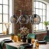 Koyoto hanging light, pendant light Smoke-coloured, 3-light sources