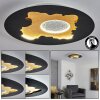 Holan ceiling light LED gold, black, white, 1-light source