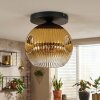 Ripoll ceiling light, globe light gold, clear, 1-light source